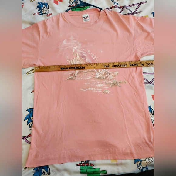 Vintage single stitch seashell nature destination t-shirt large t-shirt - Picture 6 of 6